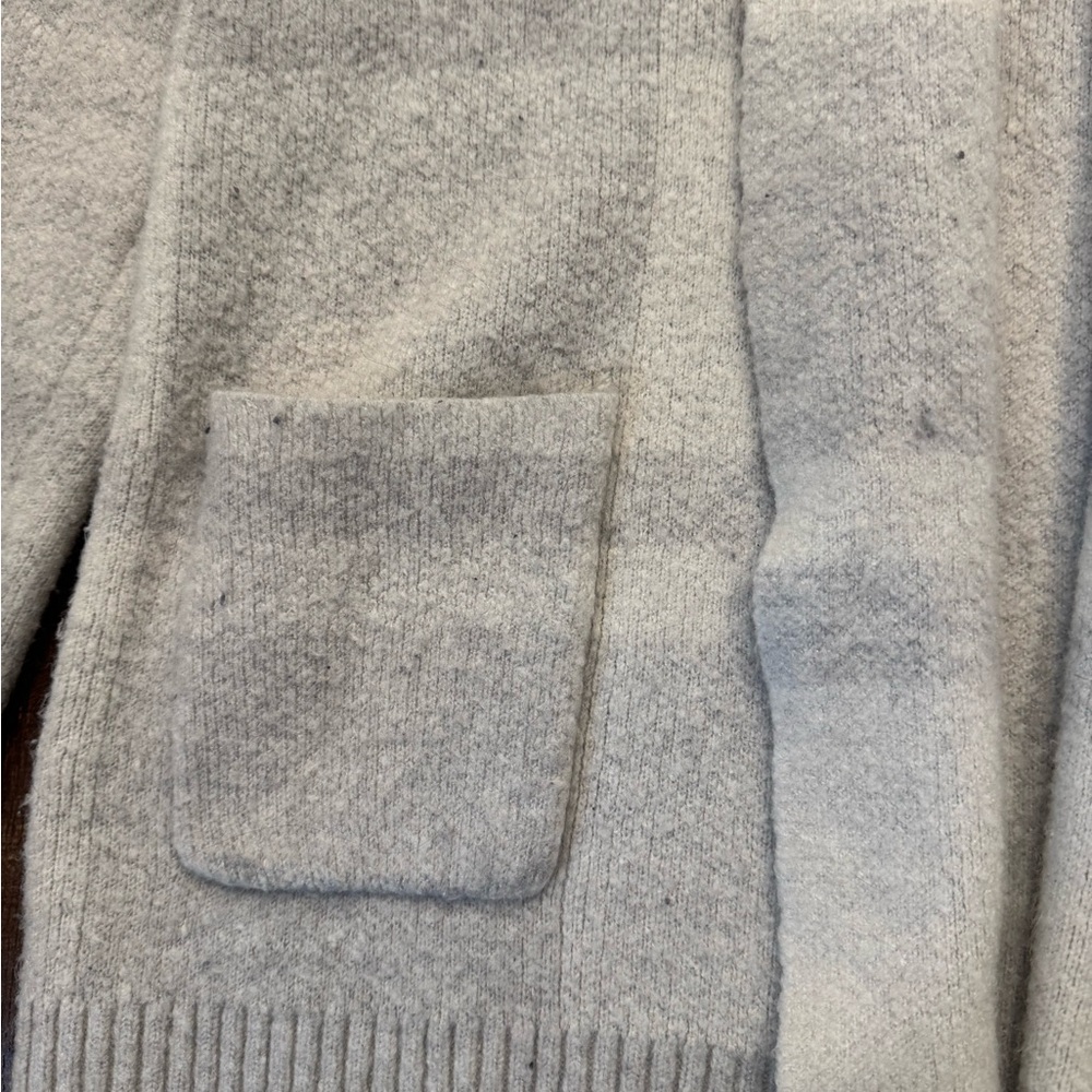 Cyrus women’s Cream and gray Cardigan Sweater - Picture 2 of 7
